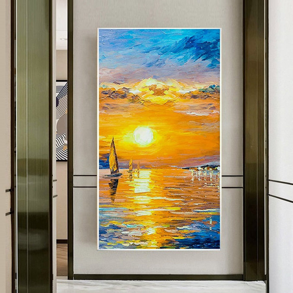 Handmade Oil Painting Modern Oil Painting On Canvas Abstract Oil Painting Hand Painted Large Wall Art For Living Room Hallway Bedroom Luxurious Decorative Painting