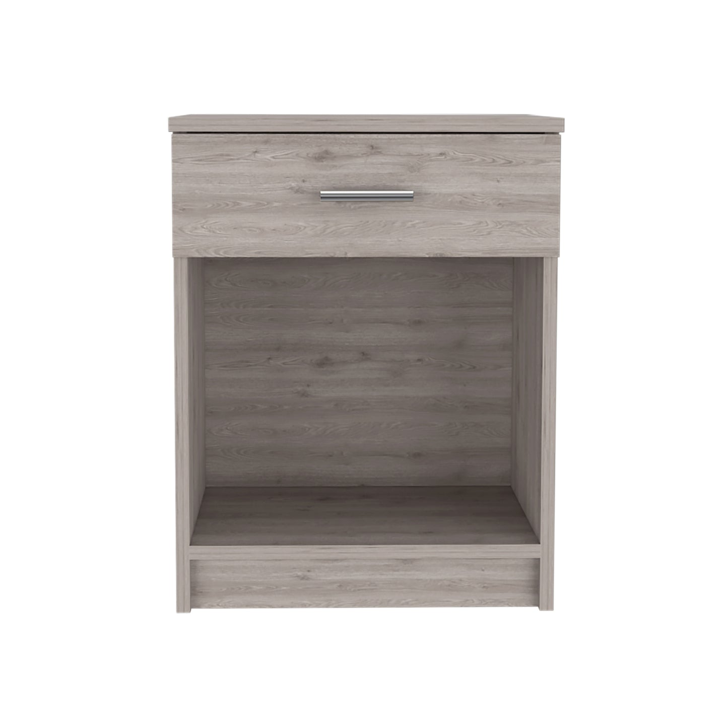 Merimac 1-Drawer 1-Shelf Nightstand Light Grey