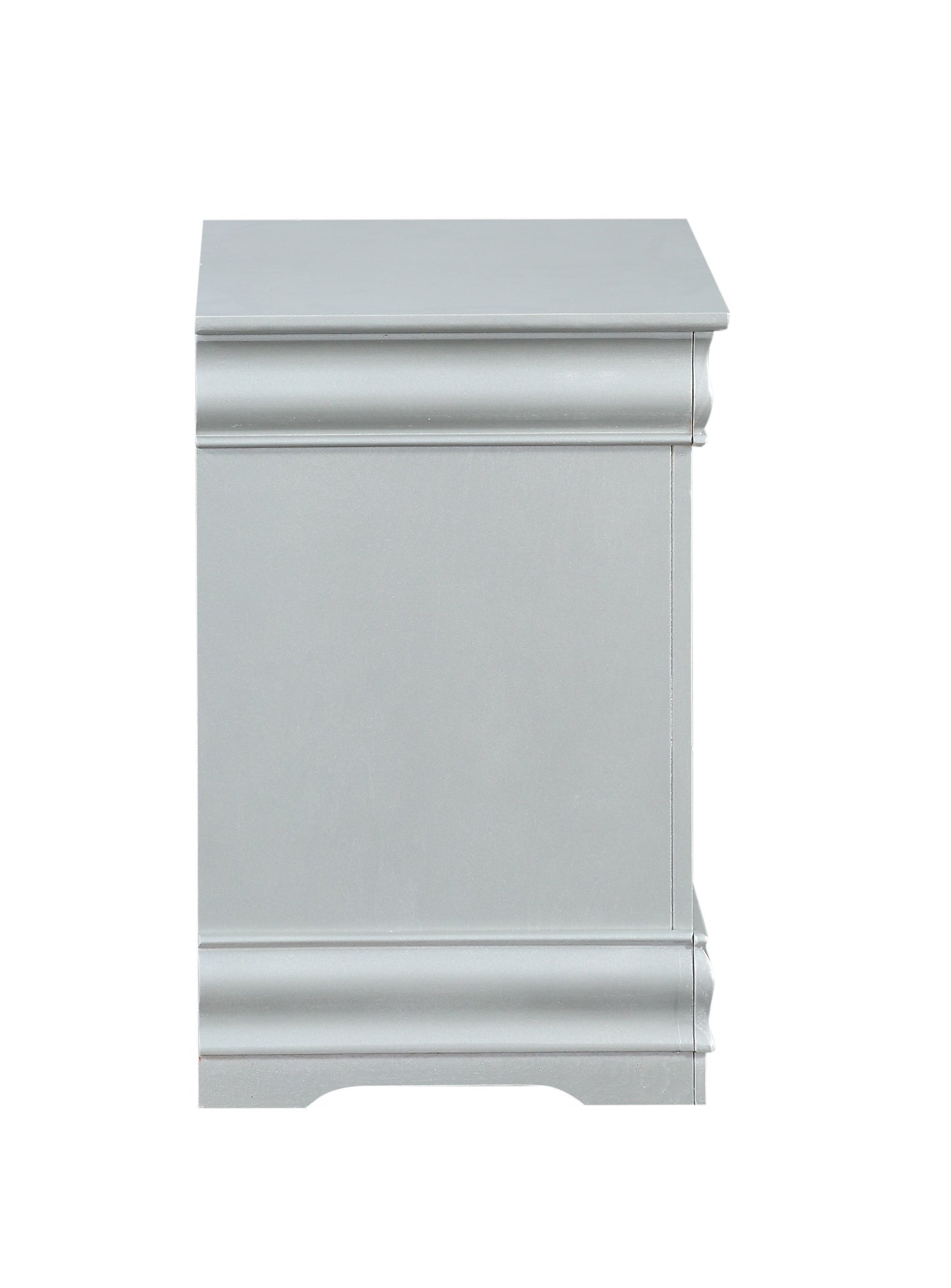 ACME Louis Philippe Nightstand in Platinum 26733