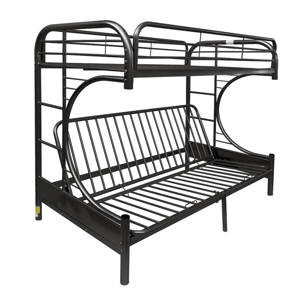 ACME Eclipse Bunk Bed (Twin XL/Queen/Futon) in Black 02093BK