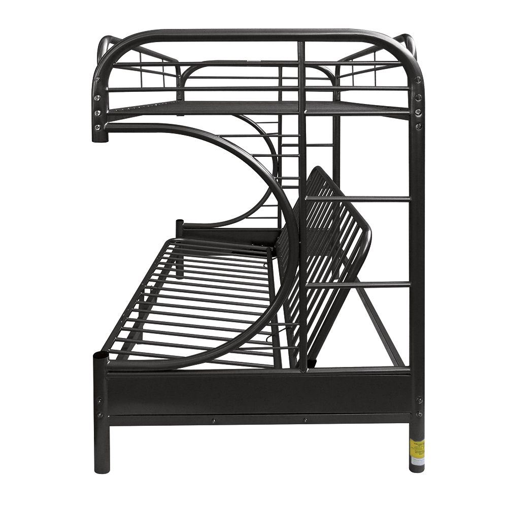 ACME Eclipse Bunk Bed (Twin XL/Queen/Futon) in Black 02093BK