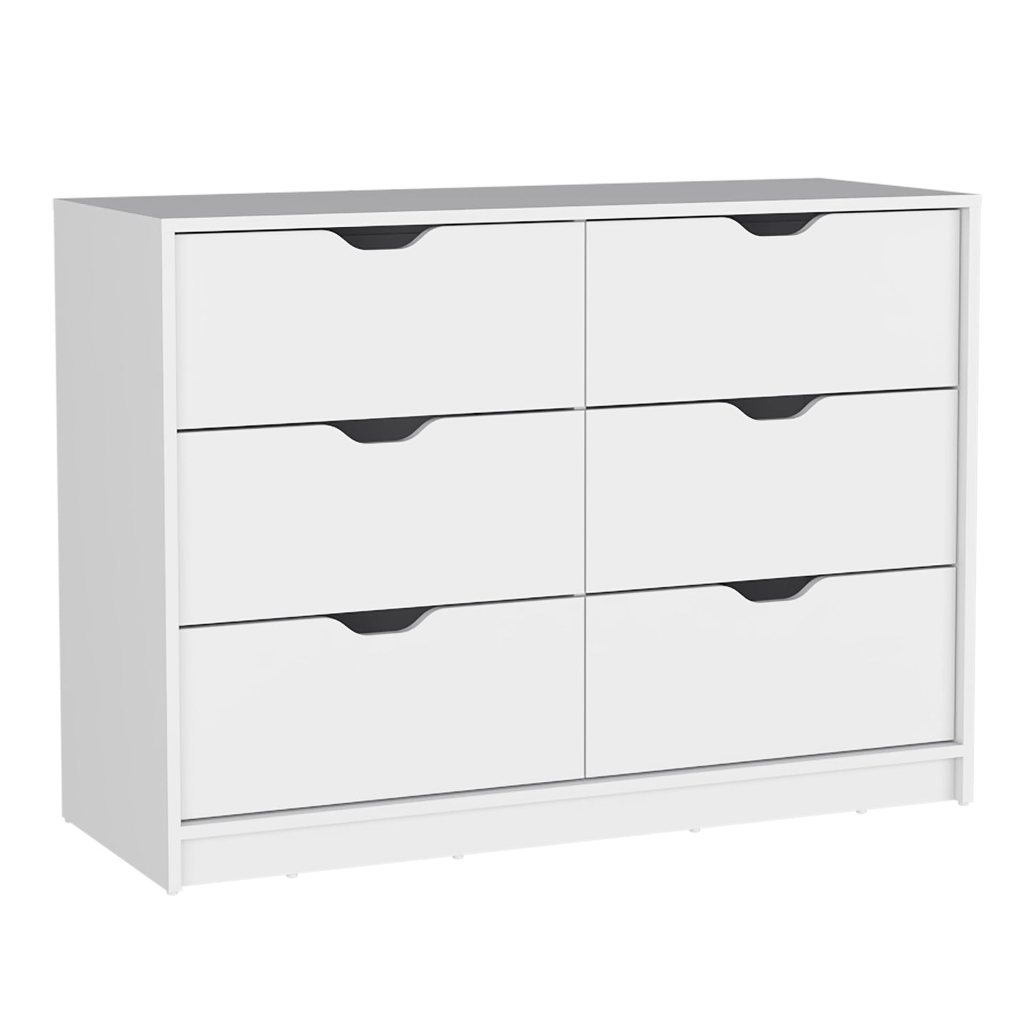 Bennett 2 Piece Bedroom Set, Nightstand + Dresser, White